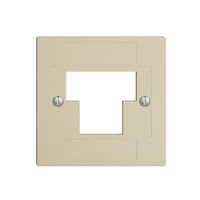 Frontplatte 1×TT,2×RJ45 vanille ITplus ITM EDIZIOdue