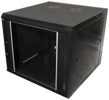 Wandgehäuse VALUE 6 HE (H×B×T) 368×570×600 mm, schwarz, RAL9005