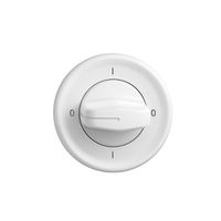 Frontset STANDARDdue 0-1-0-1 weiss für Drehschalter