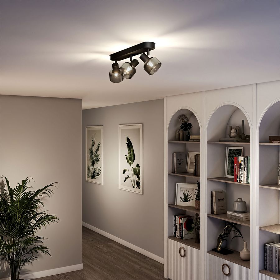 Spot Philips Sleet E14 3×25W 462×134mm nero