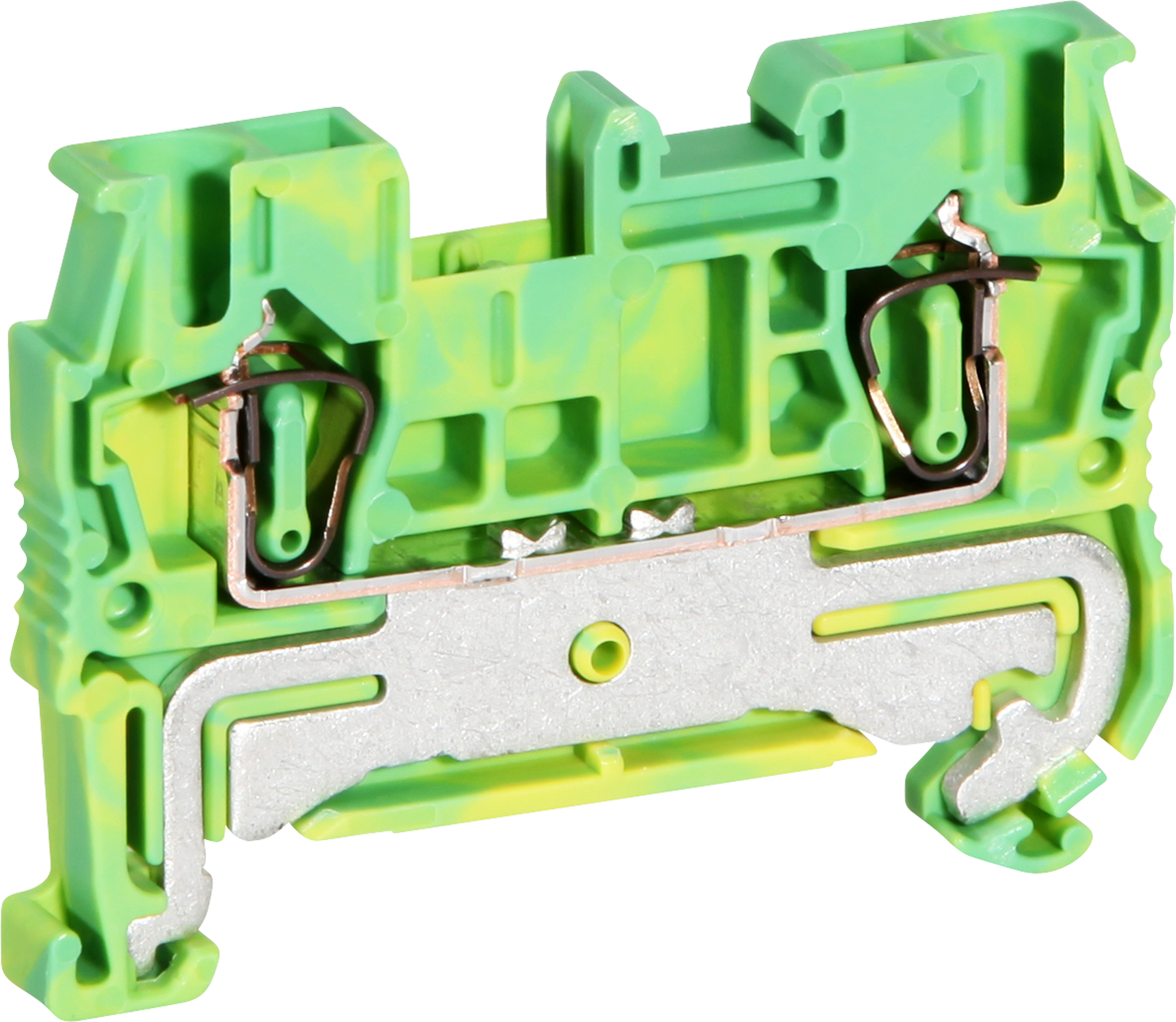 Schutzleiterklemme 0.08…6mm² Zugfederanschluss grün/gelb