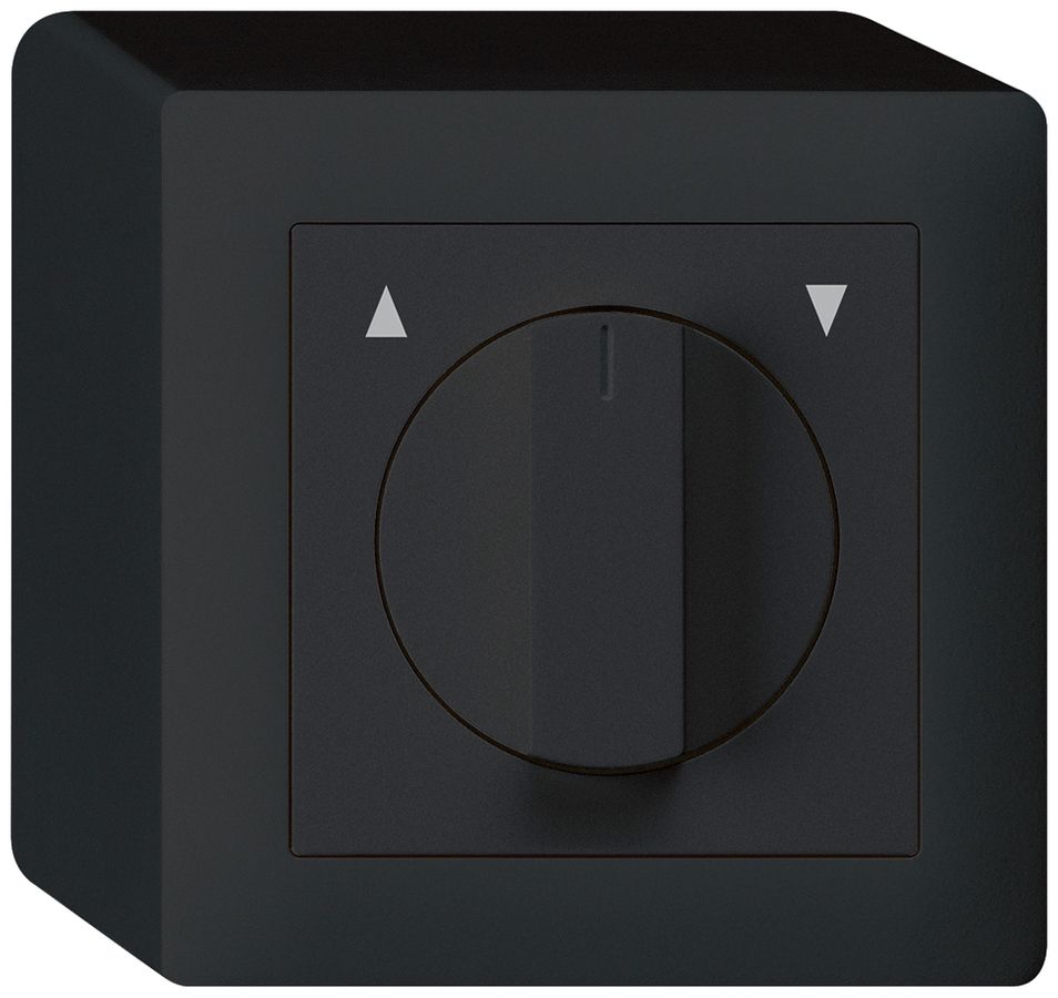 AP-Storendrehschalter/taster umschaltbar kallysto schwarz