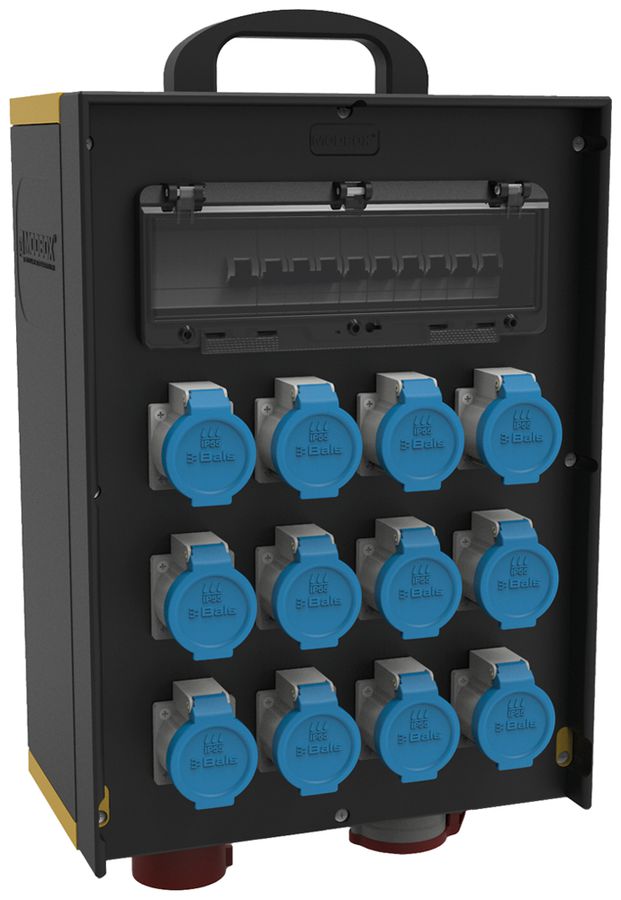 Stromverteiler EVGMB 5510-23/32A 1×16A 12×T23 CEE32A IP44