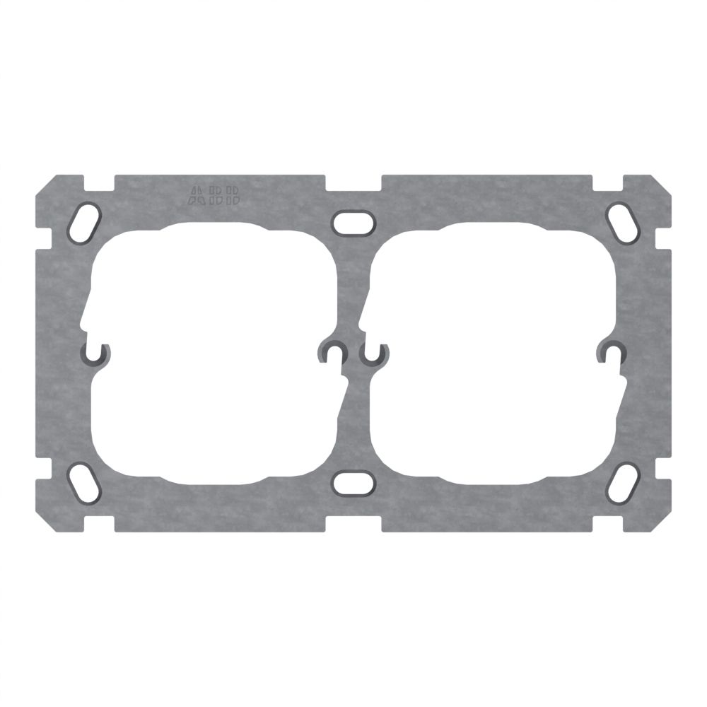 Plaque de fixation ABB grd.II-II 90×170 pour 2×52mm dist.fixation 80mm