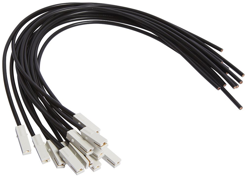 Verbindungsleitung Hager 6mm² L=500mm, schwarz