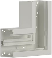 Angle plat tehalit BR 85×130mm, couvercle 80mm, blanc trafic