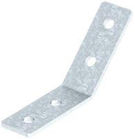 Plaque de raccordement 45° Bettermann 101×101×40×5mm zingué à chaud par imm.