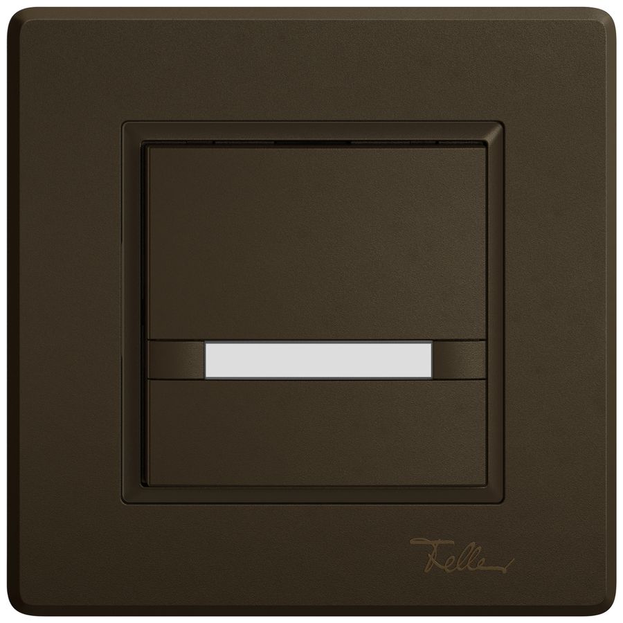 UP-KNX-Taster RGB EDIZIO.liv SNAPFIX® Temperaturfüh.o.LED Pap.1×T 2-Tbed.br