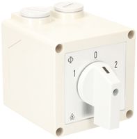 AP-Dahlander-Schalter K&N, 25A/690V 3L, 64×72×108mm, Aufdruck "1-0-2"