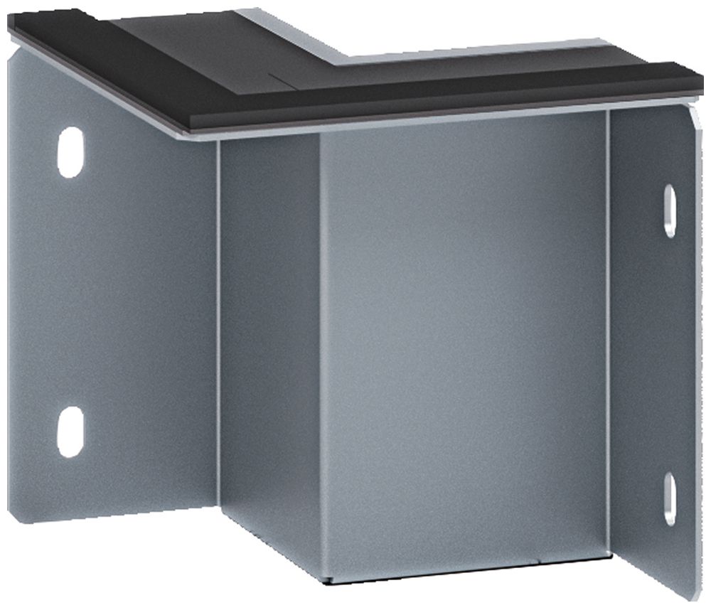 Équerre de montage Hager bilatéral 60×60mm galvanisé