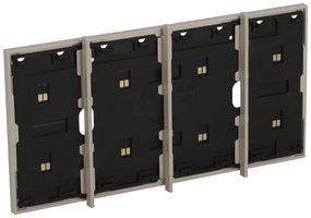 Cadre BUS Living Now MyHOME 3+1 modules montage sur prise 3 modules sand