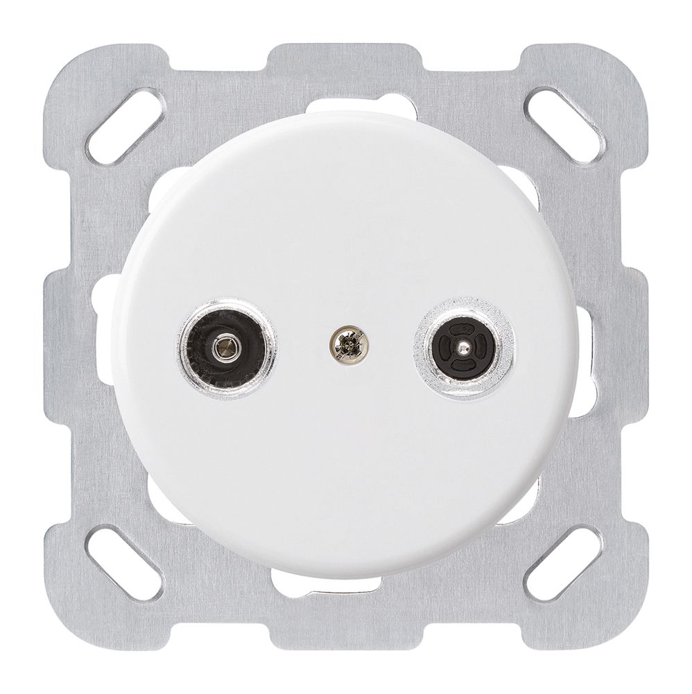 Presa di passaggio INC basico TV-R 19dB bianco