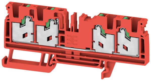 Borne de passage joignable WM S4C 4mm² 32A 1000V ressort 4×1 DIN35 ro