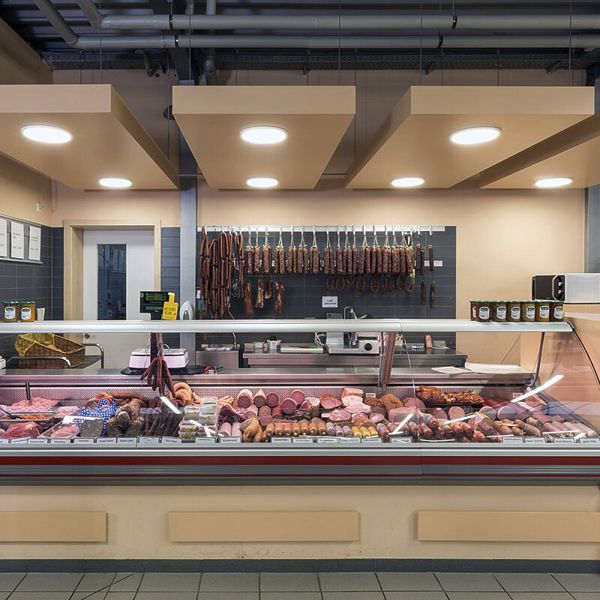 LED-Deckenleuchte DOTLUX UNISIZE 22W 2300lm 4000K IP20 Ø290mm weiss