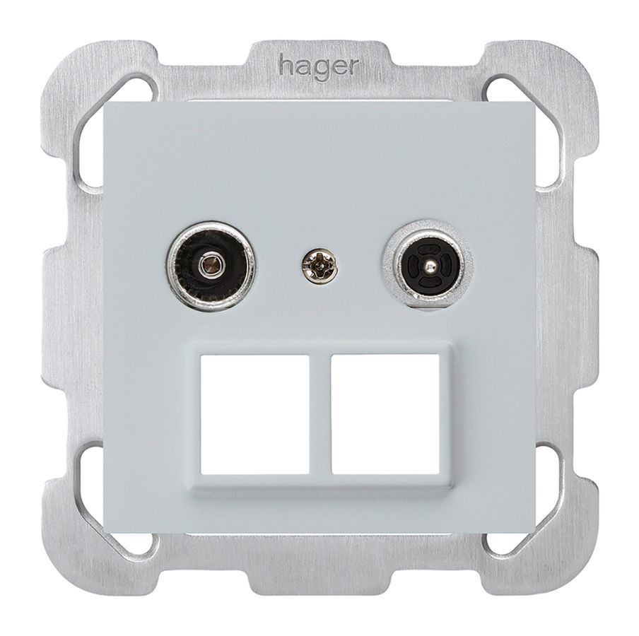 UP-Multimediadose kallysto R/TV Bauart B 11dB 2GHz hellgrau