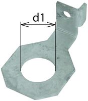 Anschlussbügel DEHN/elvatec SE AB EXFS IF1 W 33 abgewinkelt