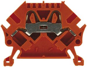 Morsetto di passaggio componibile WZ 0.5…4mm² 32A 800V push-in 2×1 DIN 35mm ara