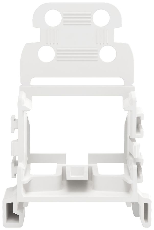 Befestigungsadapter WAGO m.Zugentlastung für 10×4mm² TH35 ws