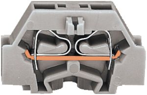 Borne WAGO 2L 2.5mm² gris
