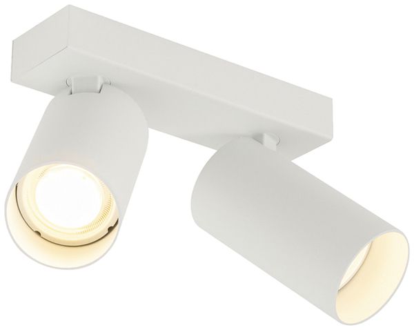 Deckenleuchte SLV KAMI GU10 2×0…10W 170×125mm weiss