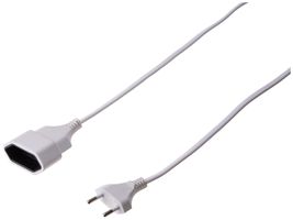 Verlängerung MH T11 5m 2×1mm² Tdf weiss