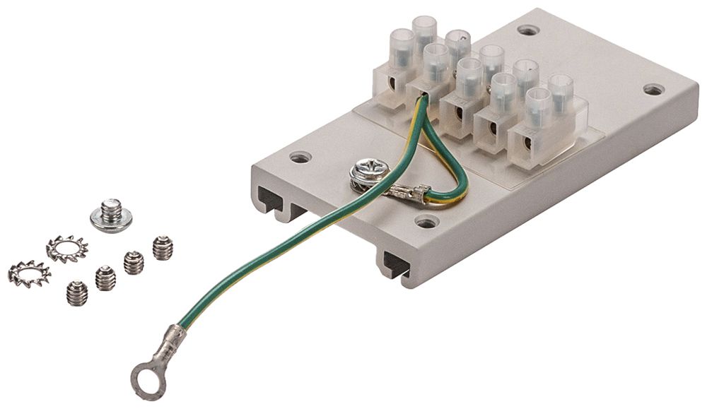 Einspeiser SLV GRAZIA 60 für End-Einspeisung 5P Aluminium weiss