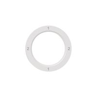 Kennscheibe NEVO, f.Drehschalter, 2-1-2-1, weiss