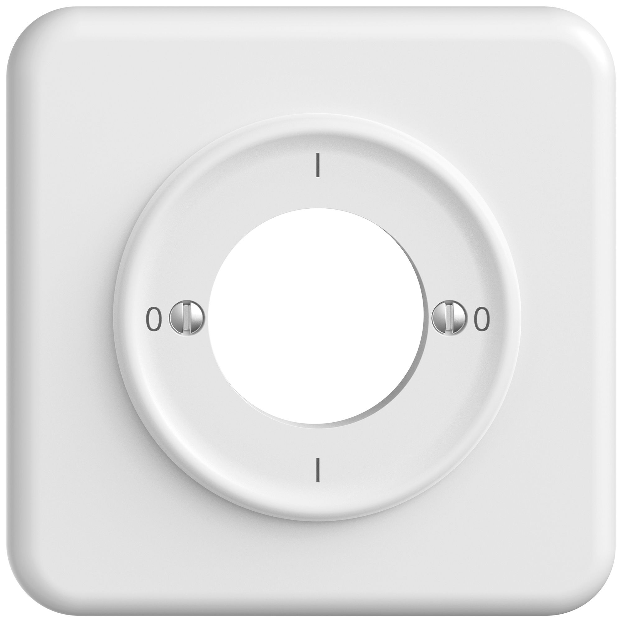 UP-Montageset STANDARDdue SNAPFIX® f.Drehschalter m.Schloss 0-1-0-1 ws