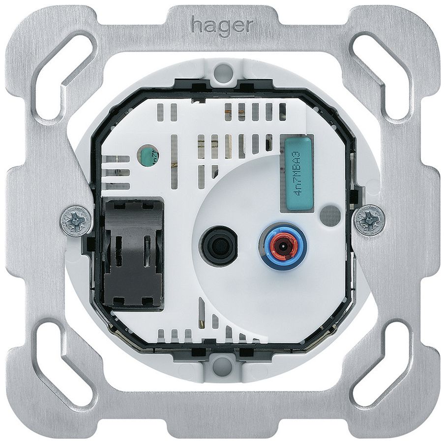 Termostato INC Hager F, con interr.di riscald./raffred.