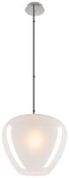 Luminaire suspendu SLV ANTILO CONVEX E27 1×0…40W Ø400mm blanc
