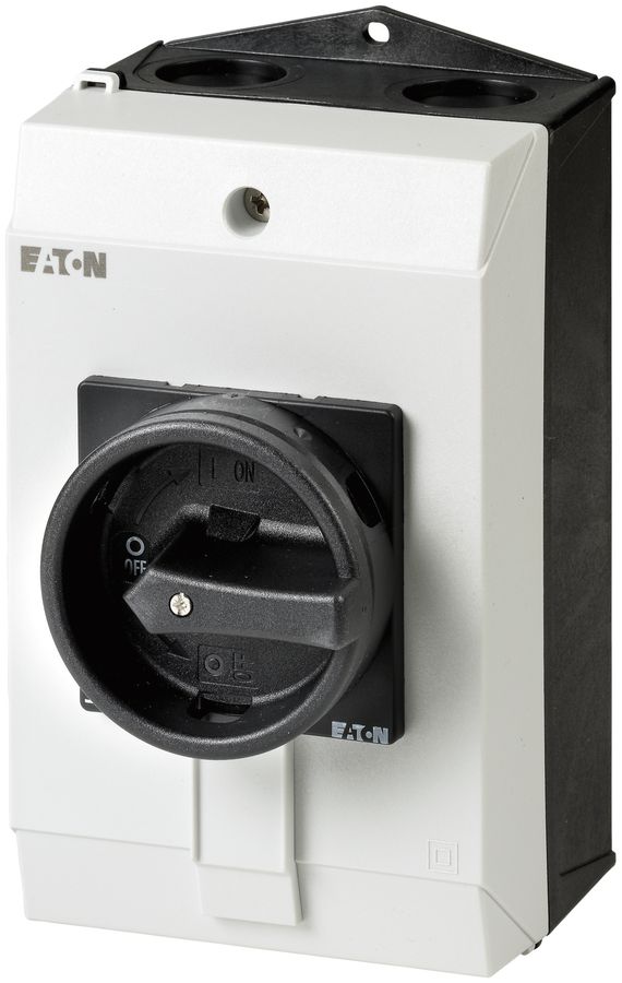 Sectionneur de charge AP Eaton P1-25/I2/SVB-SW/N 4P 25A 690V IP65 noir/gris