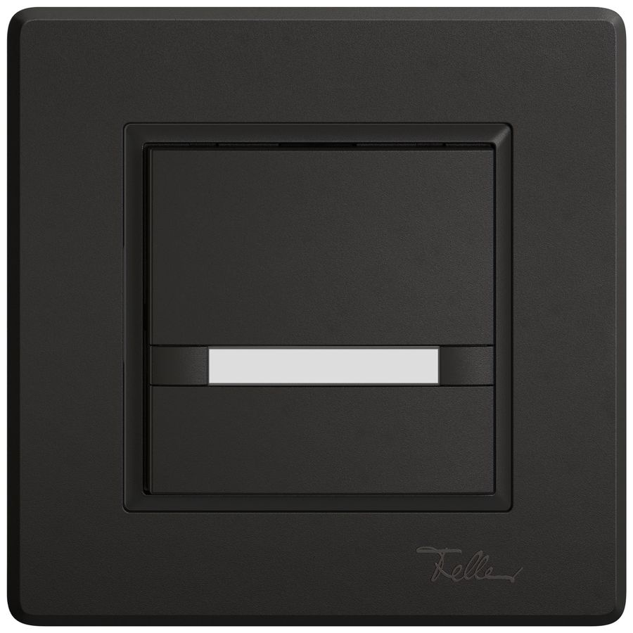 UP-KNX-Taster RGB EDIZIO.liv SNAPFIX® Temperaturfüh.o.LED Pap.1×T 2-Tbed.sz