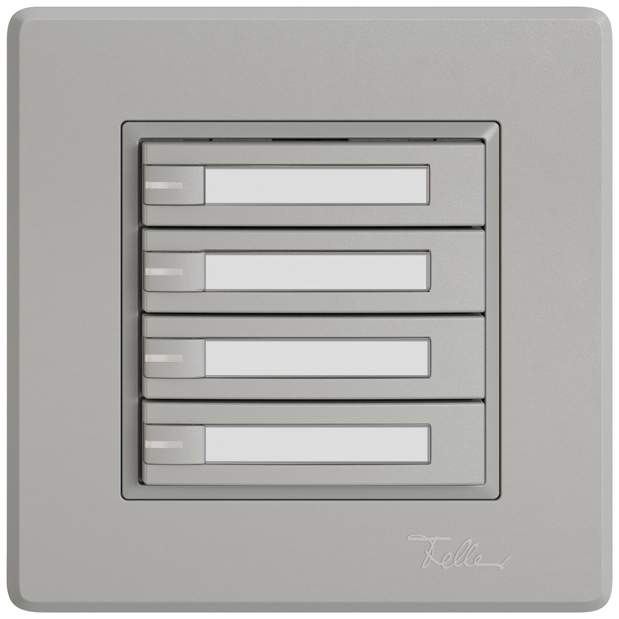 UP-Universaltaster EDIZIO.liv UNI SNAPFIX® m.LED RGB 4× 1-Tbed.Pap.hgu