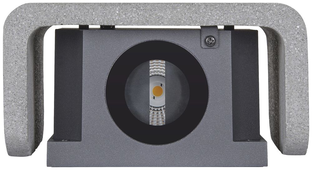 Applique LED SLV MANA OUT 11W 650lm 3000K IP65 VAR direct/indirect 60° gris