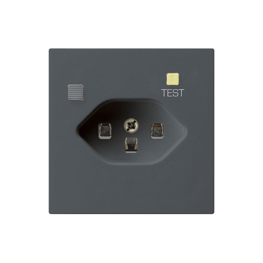 Steckdose kallysto A T23 FI 30mA anthrazit