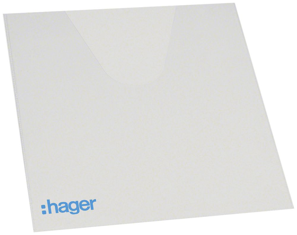Pochette à plans Hager volta 240×220×2mm mat.synthét. gris