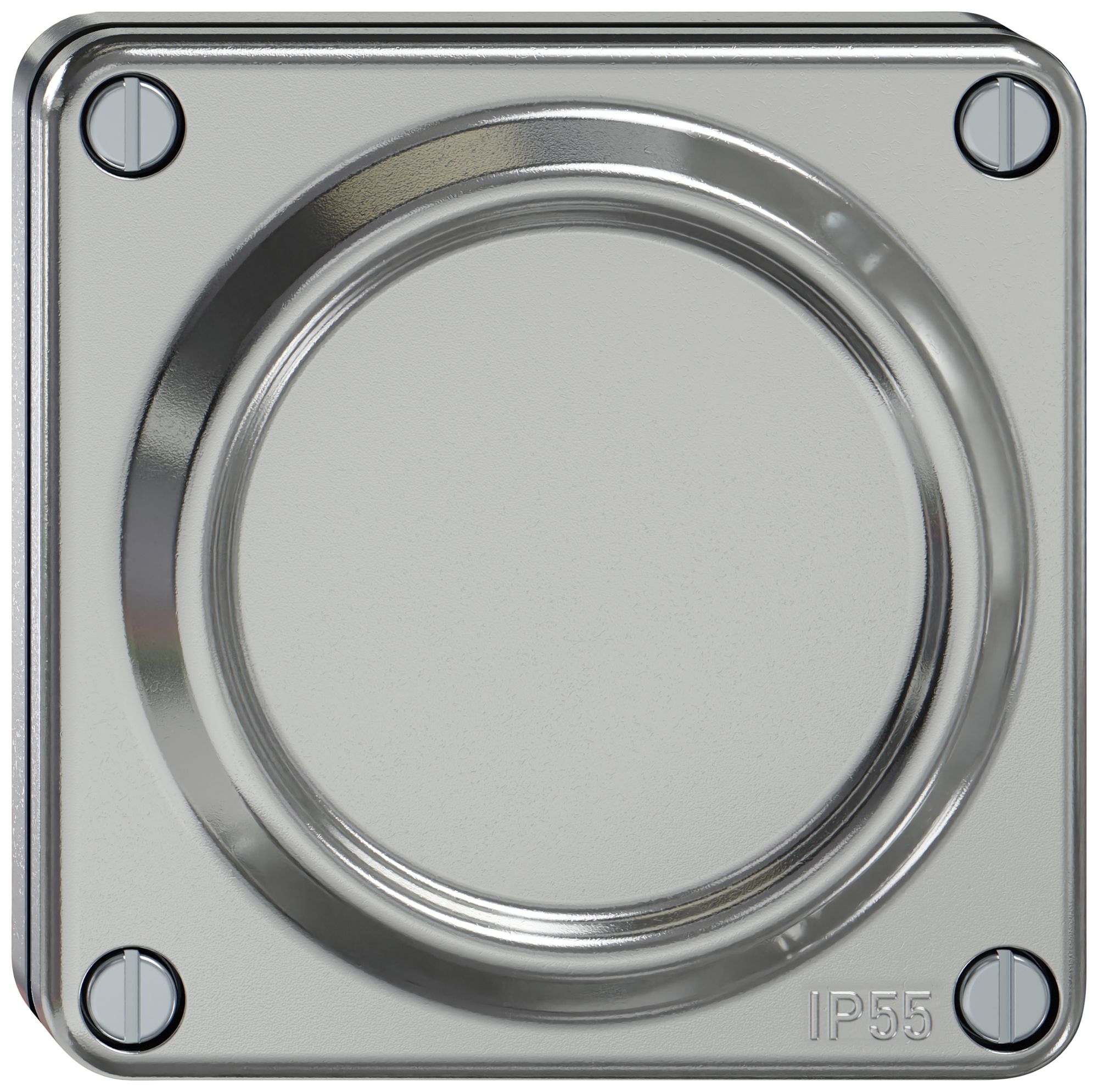 Obturateur ENC ELEMENT SNAPFIX® 87×87×13mm alu