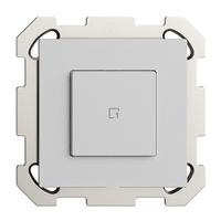 Pulsante scena INC 1 scena/1T Edue Wiser grigio chiaro