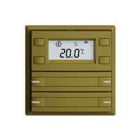 Pulsante RTH INC KNX 4×EDIZIOdue F olive, con carta+LED RGB