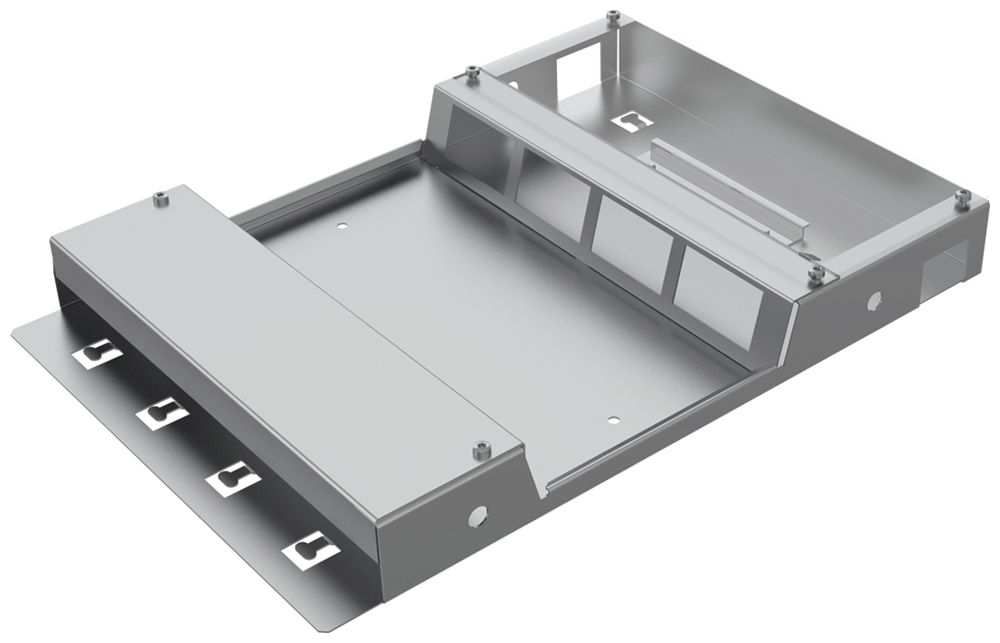 Boîte de sol double Lanz h=45mm 8 FLF