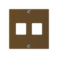 Kit frontale INC HMS kallysto A per 2 moduli marrone