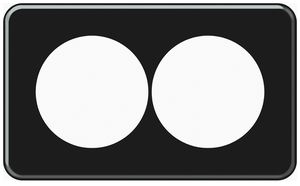 Intestazione INC origin 1×2 orizzontale 152×92mm nero