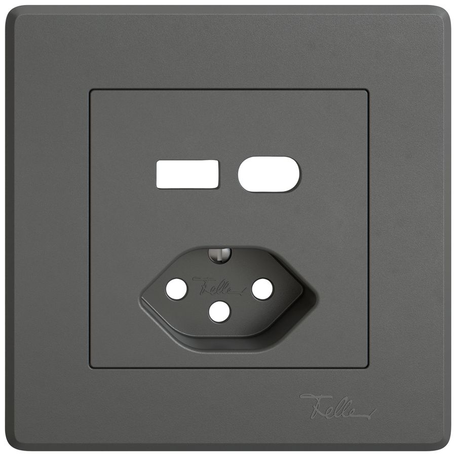 Kit de montage ENC EDIZIO.liv SNAPFIX® pour combinaison USB A+C/prise T13 grf