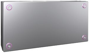 Piccola scatola Rittal KX Derivazione, IP66, 400×200×120mm, acciao pregiato V2A