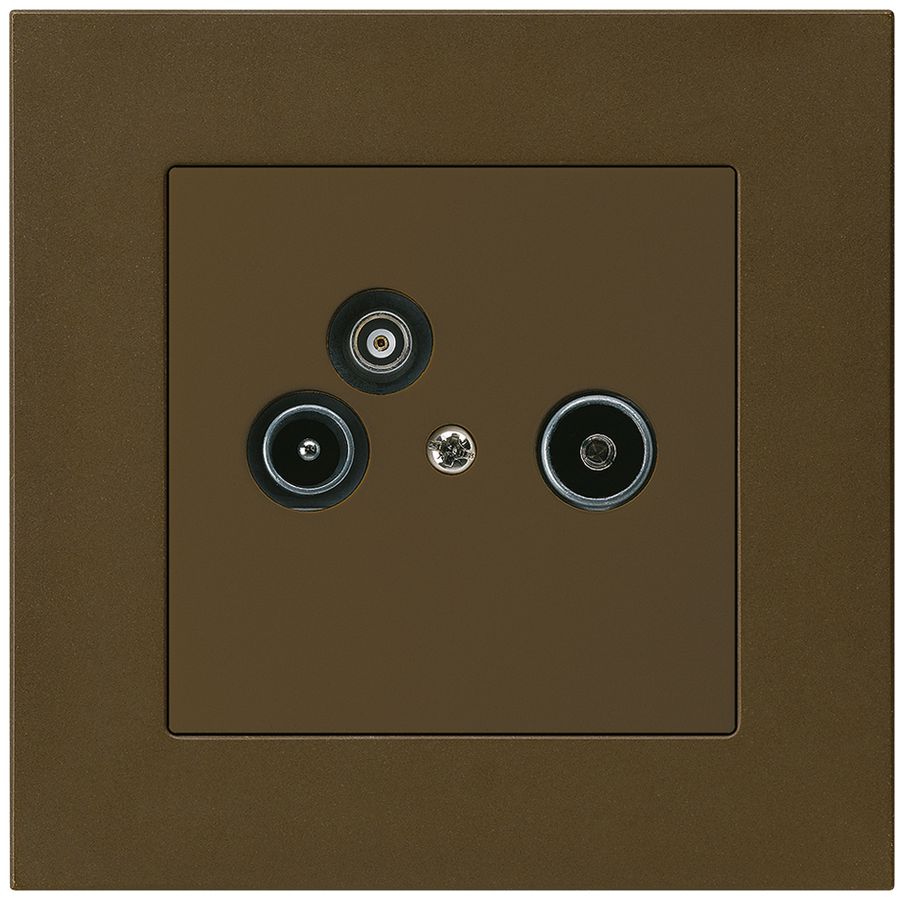 UP-Antennendose R/TV-Daten kallysto.pro 2GHz 11db braun