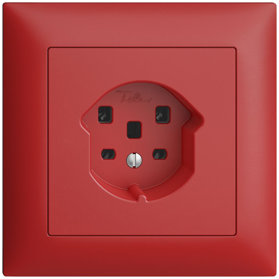 Prise ENC EDIZIOdue T25 16A berry, bornes à vis