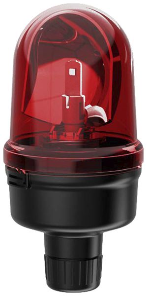 LED-Drehspiegelleuchte WERMA 885 24VAC/DC Rohrmontage rot