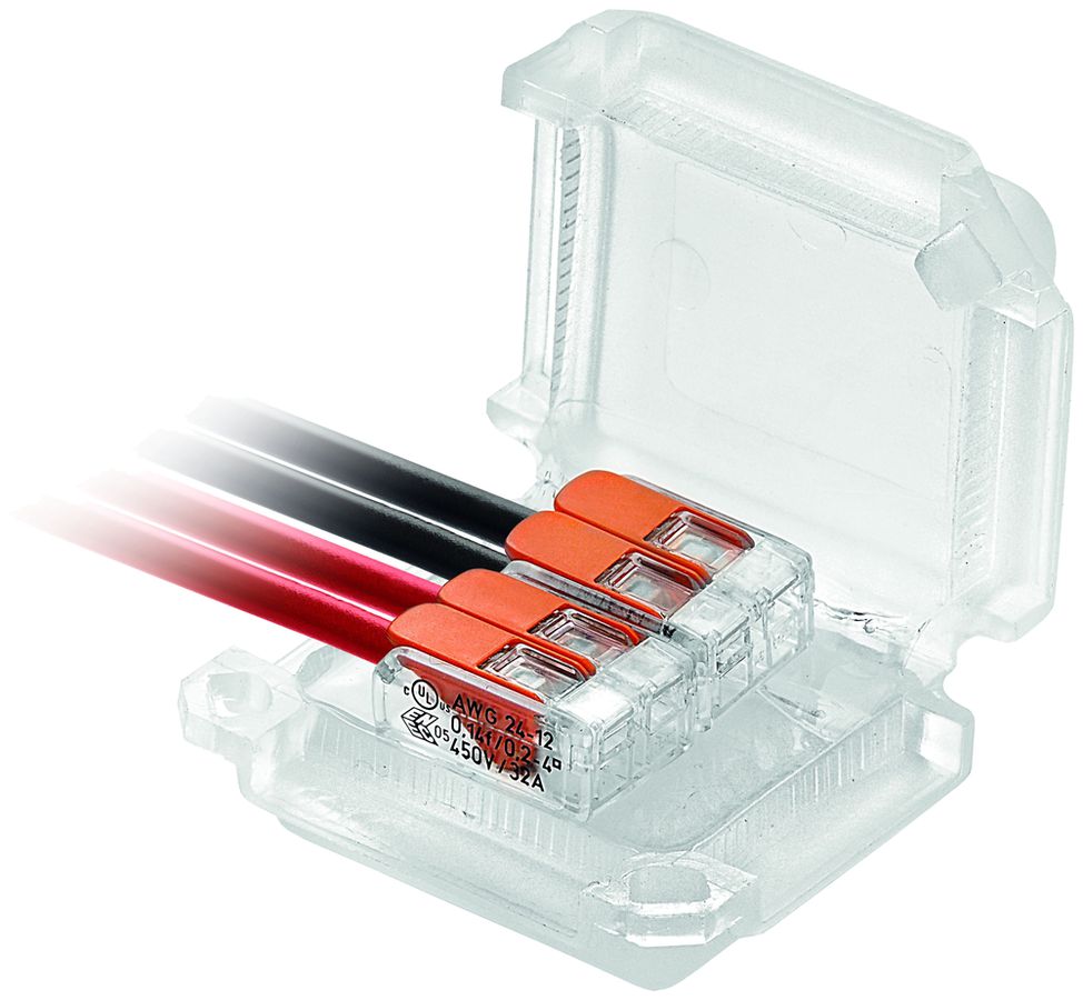 Manchon de jonction Raytech HAPPYJOINT4 avec gel 4×1…4mm² IPX8 45×37×24mm