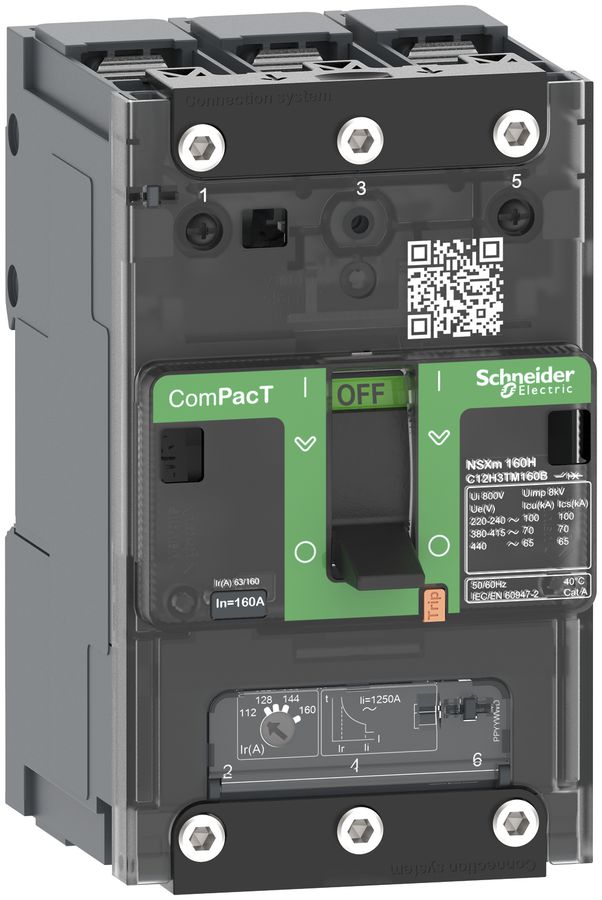 Leistungsschalter ComPacT NSXm100E mit TM25D, 3P 25A 16kA