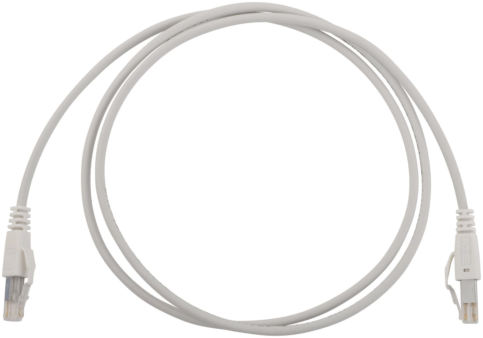 Câble patch LC-Cu R&M SPE, classe T1-B, S/FTP, 1P, AWG26, LSZH Eca gris, 2m